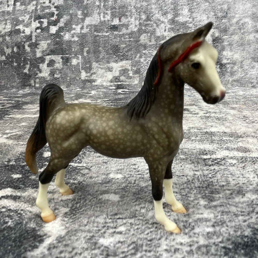 Vtg 1999 Breyer Arabian Horse Dapple Grey G2 Westerncore Decor